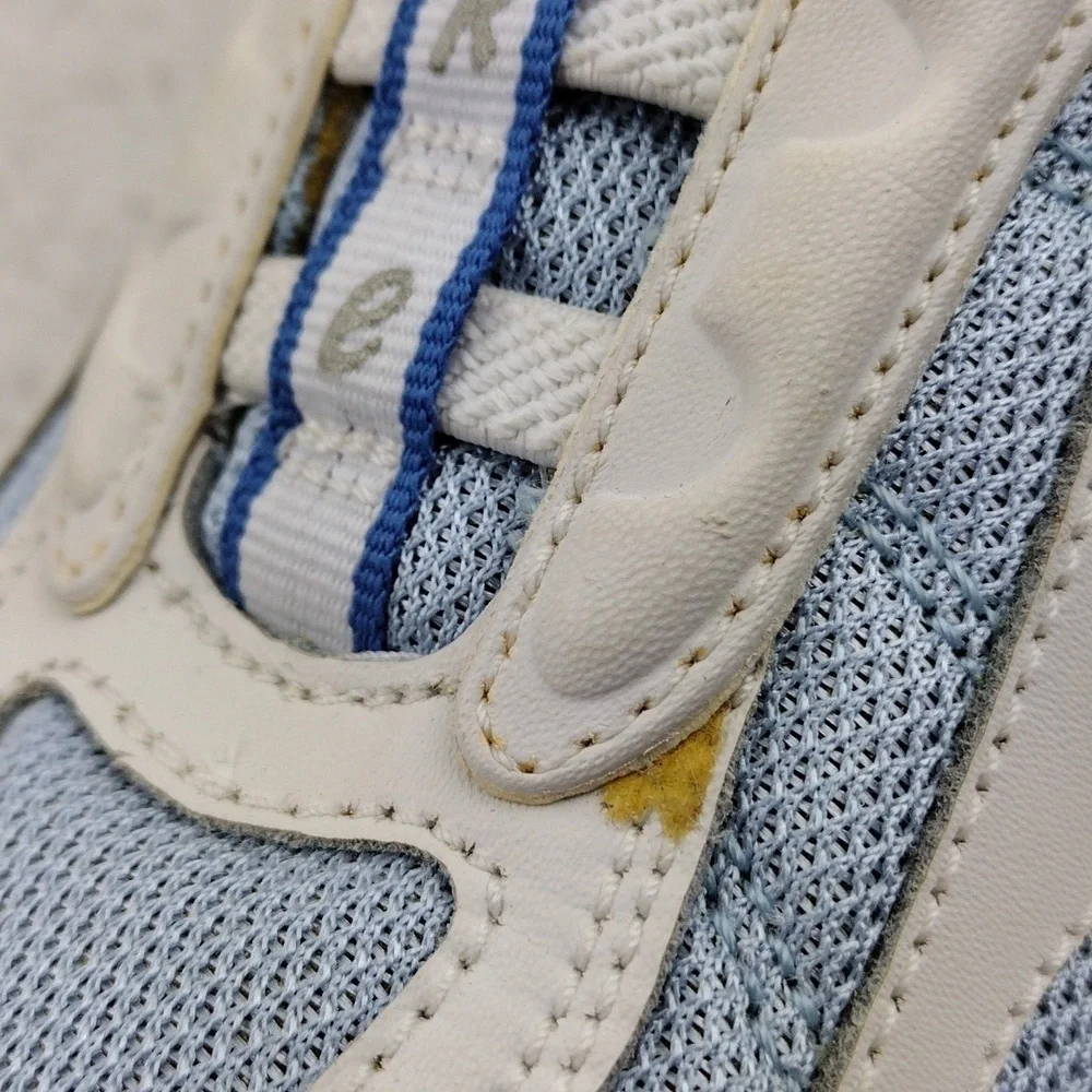 Nike XCelleration Blue Mesh White Detail Elastic Lace Step In Running Sneaker